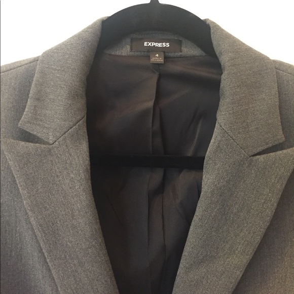 EXPRESS Editor Blazer, Gray - Picture 3 of 8